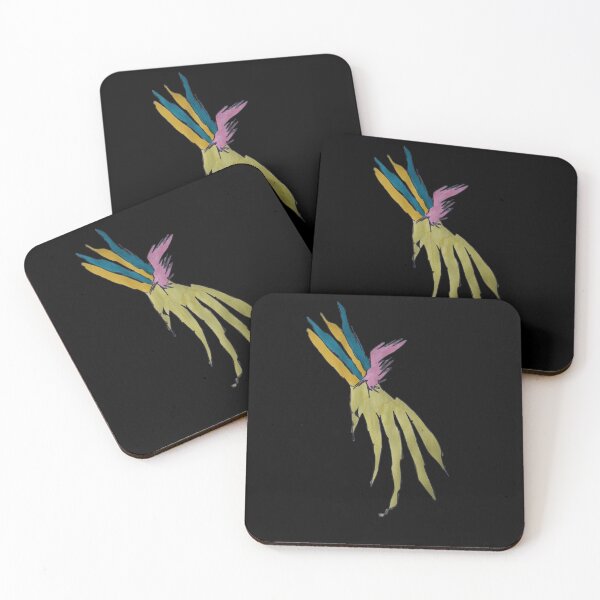Item preview, Guardian Touch - Surreal Feathery Illustration designed and sold by energyoflove333.