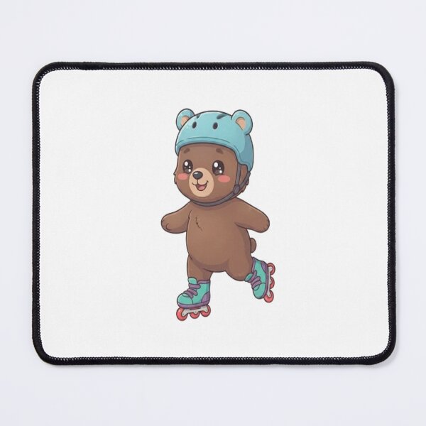 Item preview, Cute Bear Roller Skating designed and sold by Ella_Sketch.
