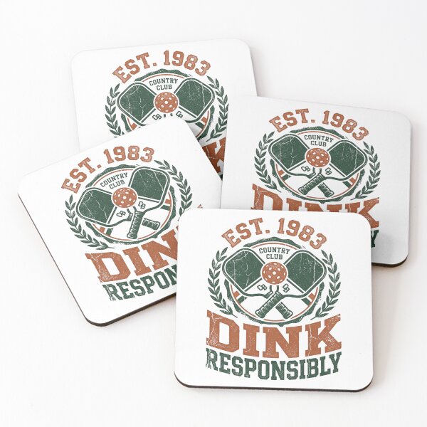 Item preview, Retro Pickleball Club Dink Responsibly Funny T-Shirt designed and sold by KreatoLab.