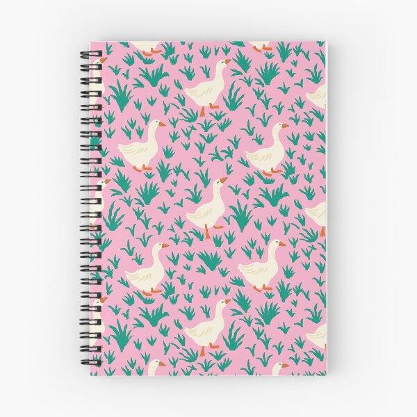 Item preview, Waddling Geese in Meadow Grass on Pink designed and sold by Ema Tudose.