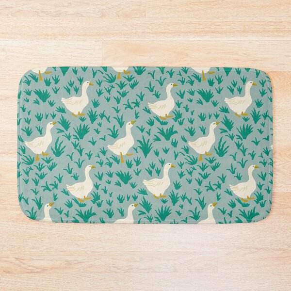 Item preview, Waddling Geese in Meadow Grass on Sage designed and sold by Ema Tudose.