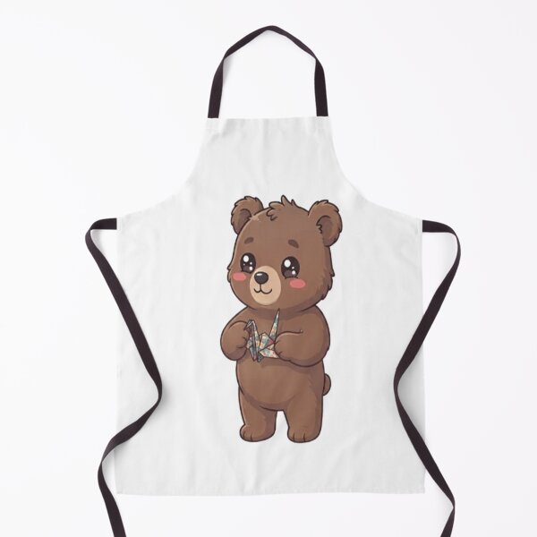 Item preview, Cute Bear Holding Origami Crane designed and sold by Ella_Sketch.