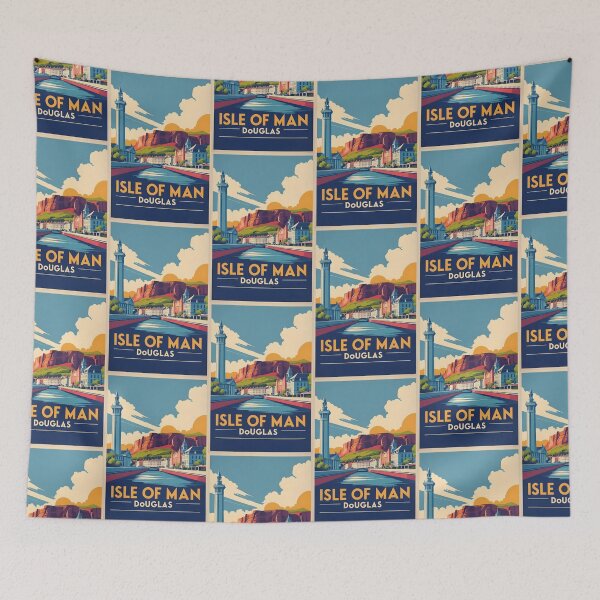 Item preview, Isle of Man Douglas Vintage Travel Tourism designed and sold by TravelersGems.