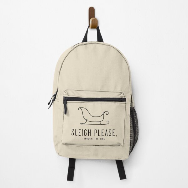 Item preview, Sleigh Please Christmas Wine Lover Humor designed and sold by POD DYNASTY | Original Print On Demand T-Shirt Graphics.