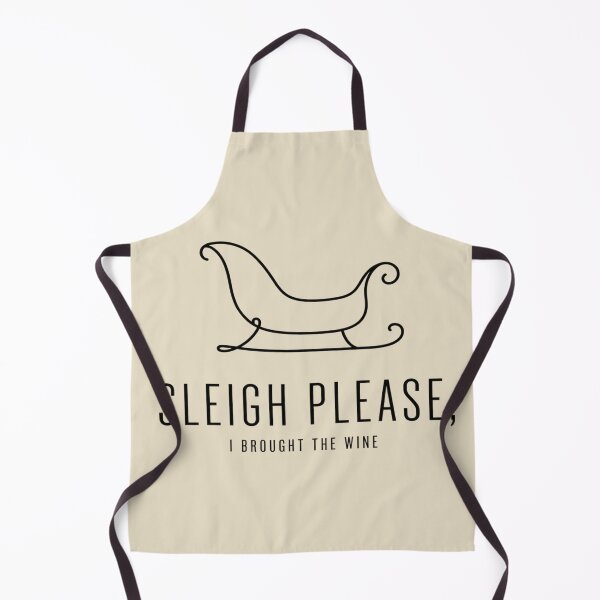 Item preview, Sleigh Please Christmas Wine Lover Humor designed and sold by POD DYNASTY | Original Print On Demand T-Shirt Graphics.