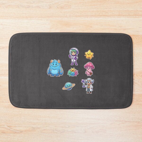 Item preview, Cute Kawaii Space Characters Sticker Pack Astronaut Girl Monster Planet Mushroom Scientist Cartoon Art | Limited Edition designed and sold by coolquoteshop.