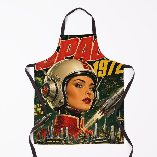 Item preview, Space 1972 – Retro Sci-Fi Rocket Girl designed and sold by obstinator.