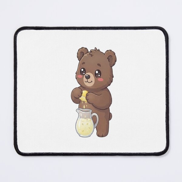 Item preview, Cute Bear Making Fresh Lemonade designed and sold by Ella_Sketch.
