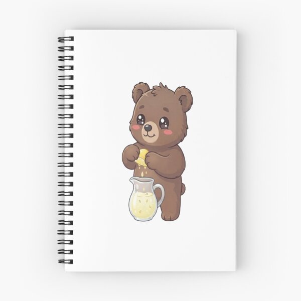 Item preview, Cute Bear Making Fresh Lemonade designed and sold by Ella_Sketch.