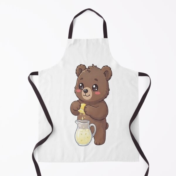 Item preview, Cute Bear Making Fresh Lemonade designed and sold by Ella_Sketch.