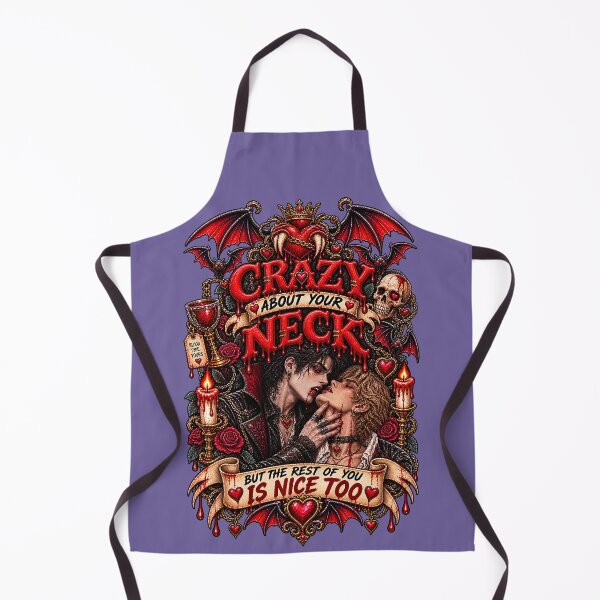 Item preview, DARK LOVE ❤️ - MONSTER ROMANCE COLLETION - VAMPIRE LOVE - CRAZY ABOUT YOUR NECK - BUT THE REST OF YOU IS NICE TOO - GAY PRIDE - v3 designed and sold by WheelieGdArt.