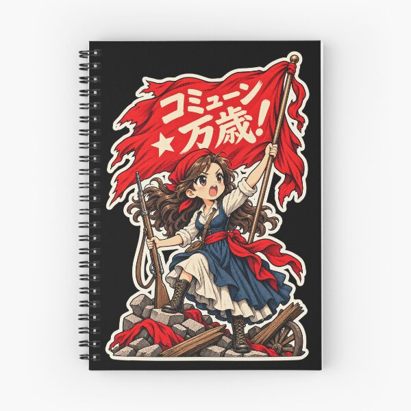 Item preview, Long live the Commune – Chibi Revolutionary Girl designed and sold by Pop Pantheon & Trim Team.