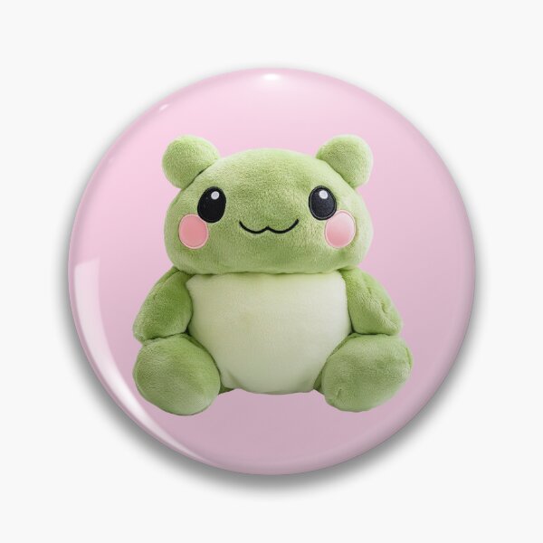 Item preview, Cute Kawaii Green Frog Plush designed and sold by jianina-alondra.