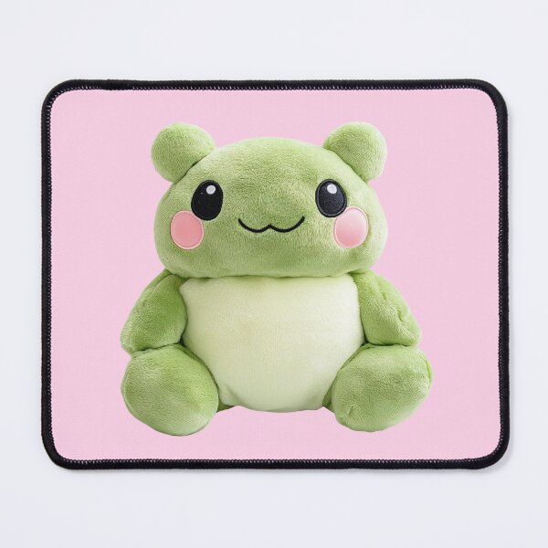 Item preview, Cute Kawaii Green Frog Plush designed and sold by jianina-alondra.