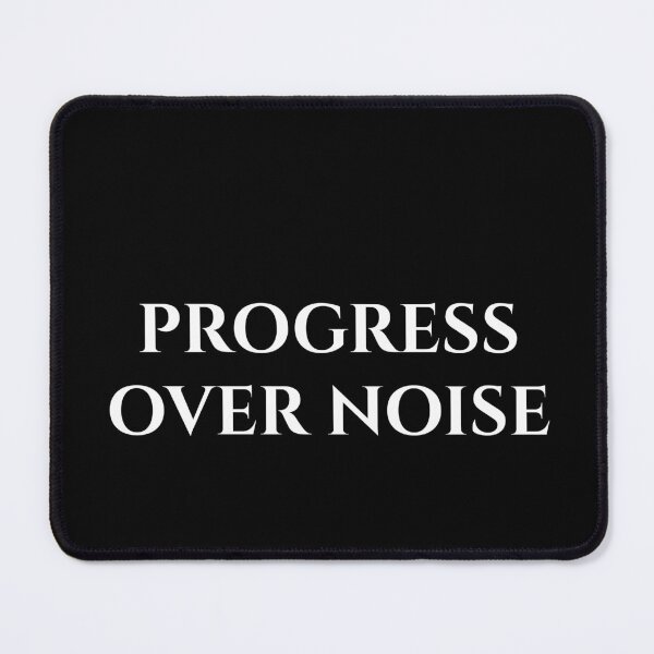 Item preview, Progress Over Noise | Minimalist Motivational Typography Quote designed and sold by MagicArtzz.