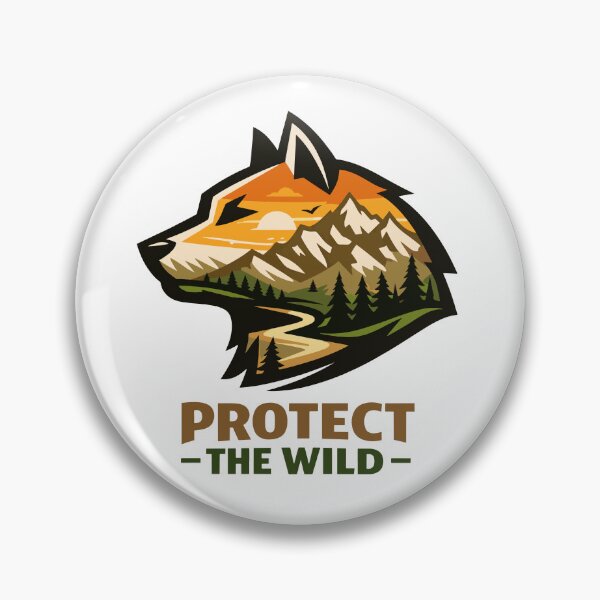 Item preview, Protect The Wild Wolf Mountain Nature Conservation designed and sold by Nuvoro Eco Awareness.