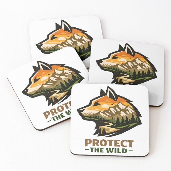 Item preview, Protect The Wild Wolf Mountain Nature Conservation designed and sold by Nuvoro Eco Awareness.