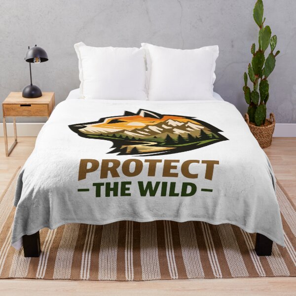 Item preview, Protect The Wild Wolf Mountain Nature Conservation designed and sold by Nuvoro Eco Awareness.
