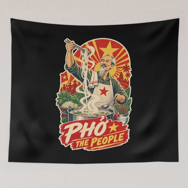 Item preview, Ho Chi Minh – Phở the People designed and sold by Pop Pantheon & Trim Team.