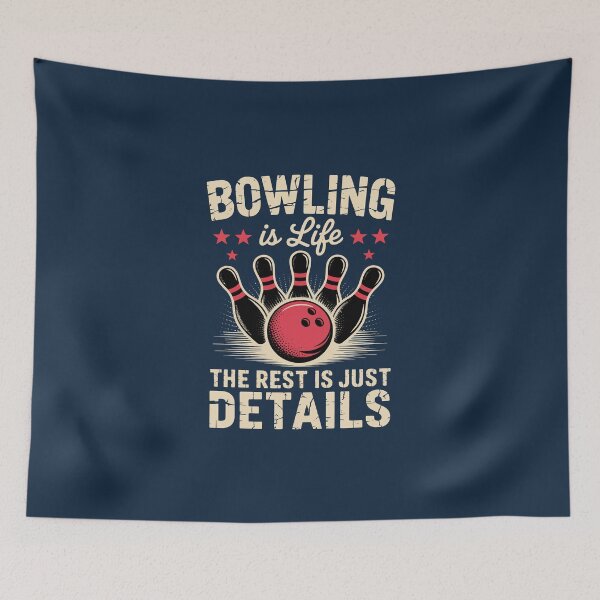 Item preview, BOWLING is Life – THE REST IS JUST DETAILS designed and sold by jkrphoto.