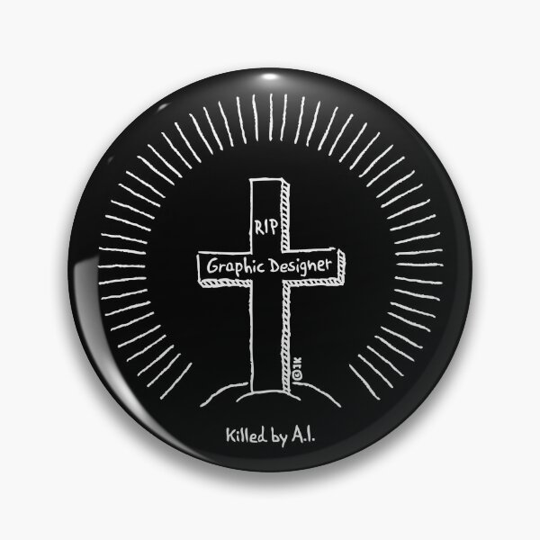 Item preview, Graphic Designer – Killed By A.I. (Job Killer / White) designed and sold by MrFaulbaum.