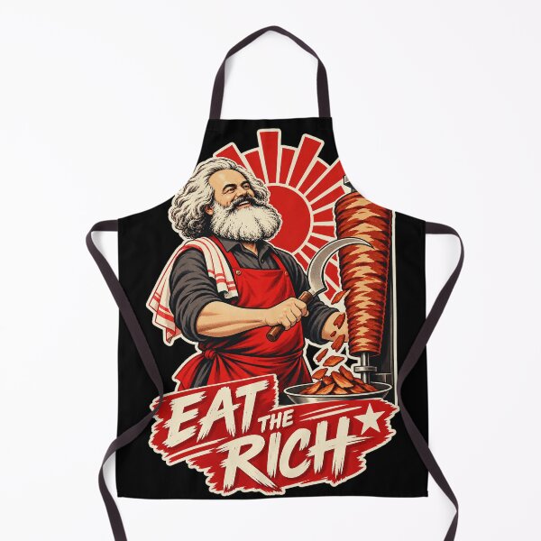 Item preview, Karl Marx Kebab – Eat the Rich designed and sold by Pop Pantheon & Trim Team.