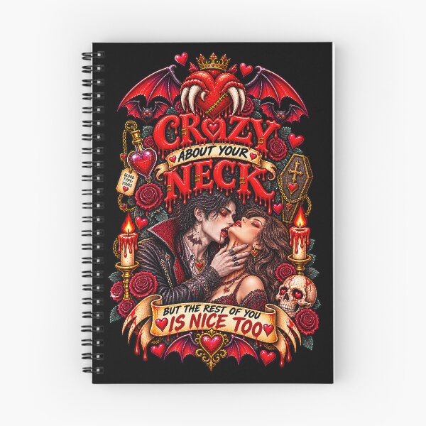 Item preview, DARK LOVE ❤️ - MONSTER ROMANCE COLLETION -  VAMPIRE LOVE - CRAZY ABOUT YOUR NECK - BUT THE REST OF YOU IS NICE TOO - v2 designed and sold by WheelieGdArt.
