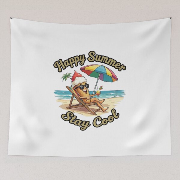 Item preview, Happy Summer - Stay Cool  designed and sold by The best online style shop.