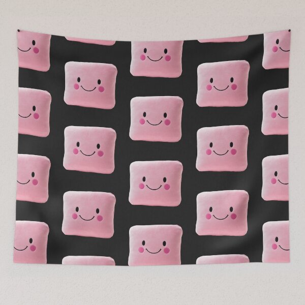 Item preview, Cute Pink Kawaii Smiley Plush designed and sold by jianina-alondra.