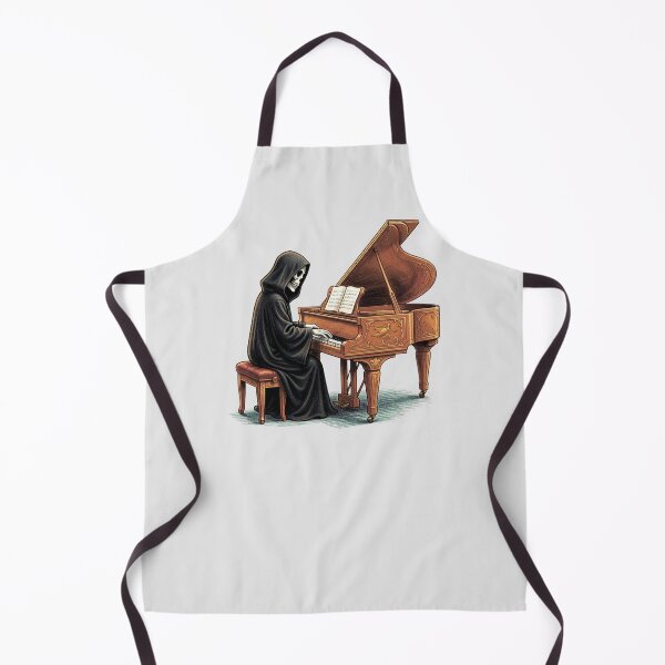 Item preview, The Grim Reaper playing the piano. designed and sold by MagelliShop.