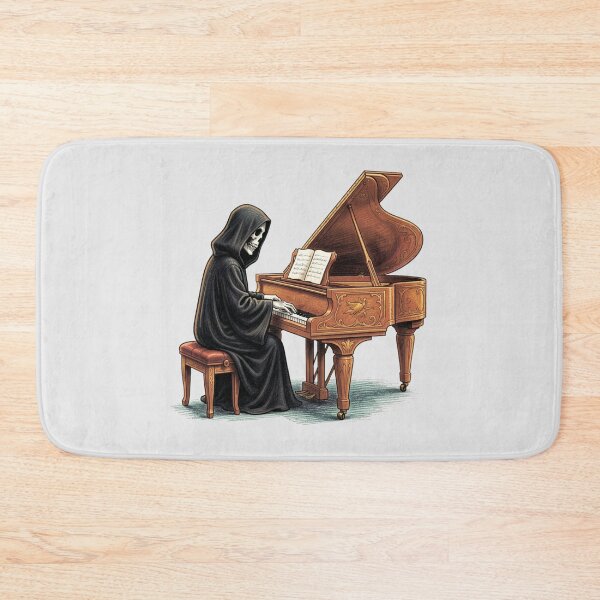 Item preview, The Grim Reaper playing the piano. designed and sold by MagelliShop.