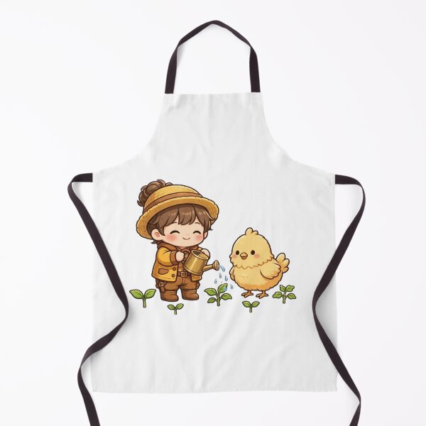 Item preview, Cozy Farming Sim Life - Kawaii Farm Boy and Chicken designed and sold by Fulaly.