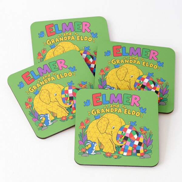 Item preview, Elmer and Grandpa Eldo Colorful Adventure designed and sold by HappyToons Shop.