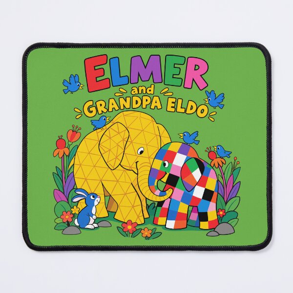Item preview, Elmer and Grandpa Eldo Colorful Adventure designed and sold by HappyToons Shop.