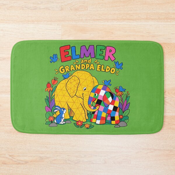 Item preview, Elmer and Grandpa Eldo Colorful Adventure designed and sold by HappyToons Shop.