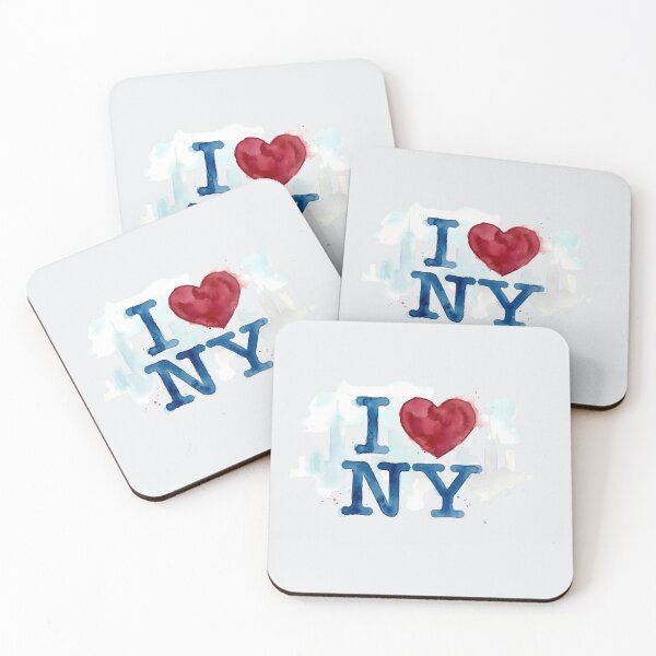 Item preview, I Love NY Phrase – New York in Watercolor designed and sold by SuperMama1973.