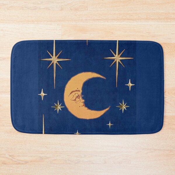 Item preview, Vintage Celestial Crescent Moon - Whimsigoth Alt Aesthetic Print designed and sold by BrontesWhimsyStore.