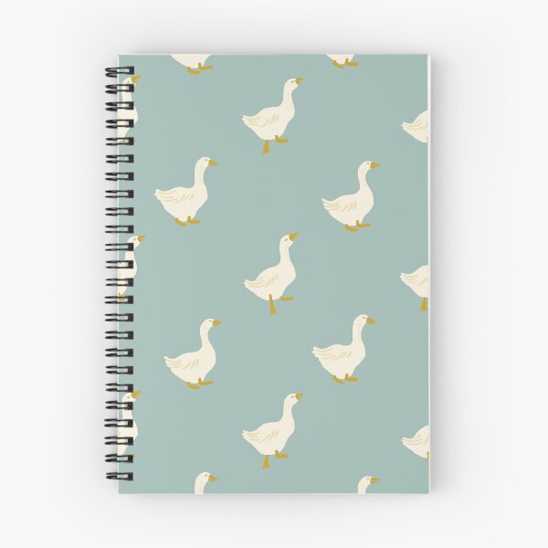 Item preview, Waddling Geese on Soft Sage Blue designed and sold by Ema Tudose.