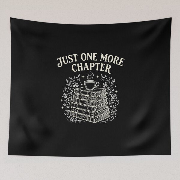 Item preview, Just One More Chapter Dark Academia Bookworm designed and sold by KreatoLab.