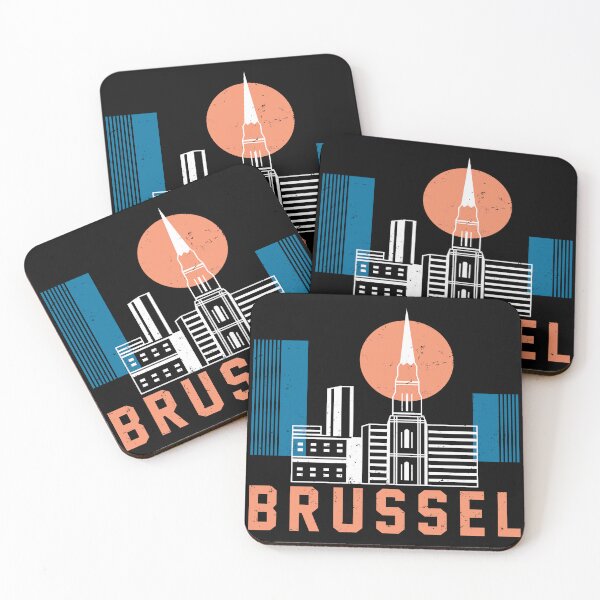 Item preview, Brussel | Travel City | Skyline Architecture designed and sold by Qudkin.