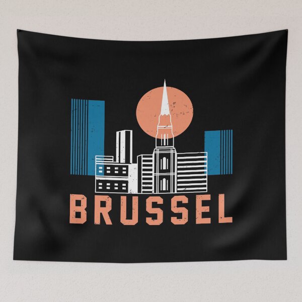 Item preview, Brussel | Travel City | Skyline Architecture designed and sold by Qudkin.