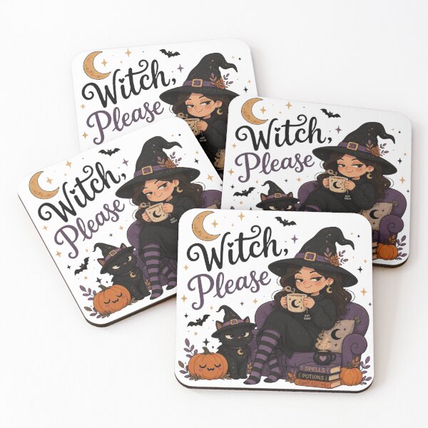 Item preview, Witch, Please designed and sold by WrappedUpWhimsy.