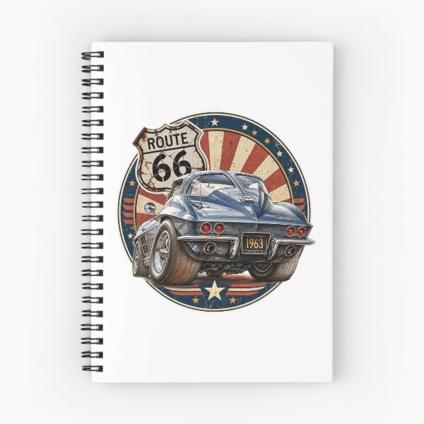 Item preview, Route 66 Classic 1963 Corvette American Road Legend designed and sold by Wilcox PhotoArt.