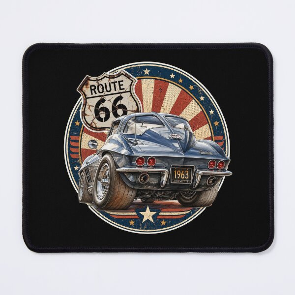 Item preview, Route 66 Classic 1963 Corvette American Road Legend designed and sold by Wilcox PhotoArt.
