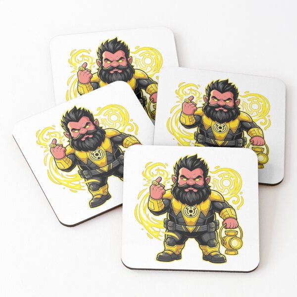Item preview, Fearsome Sinestro Yellow Lantern Garden Gnome designed and sold by Bad-Decisions-Designs.