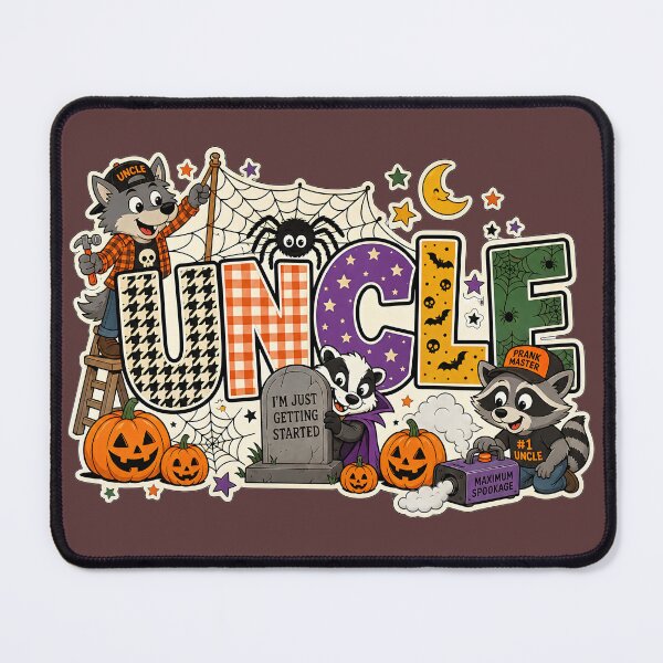 Item preview, Fun Uncle Letter Block Shirt | Halloween Decorations Design designed and sold by MOCH- ART.
