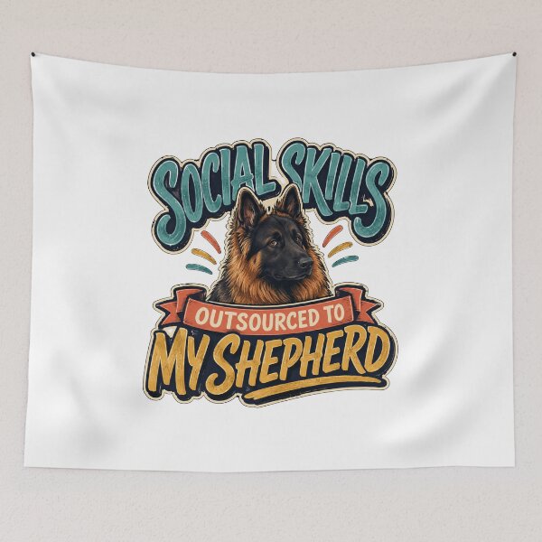 Item preview, Social Skills Outsourced to My Shepherd designed and sold by FZ Designs.
