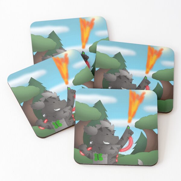 Item preview, Fantasy Creature with Fireball in Forest designed and sold by J-Mindful.