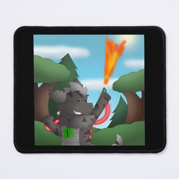 Item preview, Fantasy Creature with Fireball in Forest designed and sold by J-Mindful.