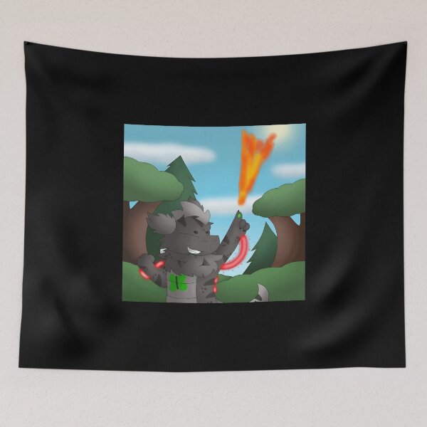 Item preview, Fantasy Creature with Fireball in Forest designed and sold by J-Mindful.